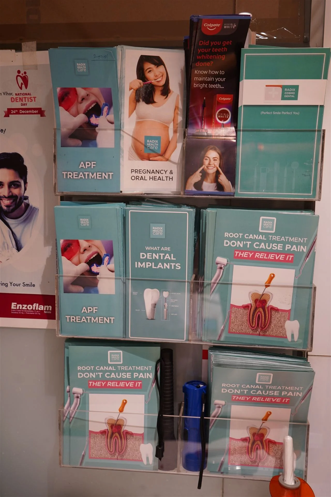Private dental consultation room at Radix Cosmo Dental, Nirman Vihar, East Delhi