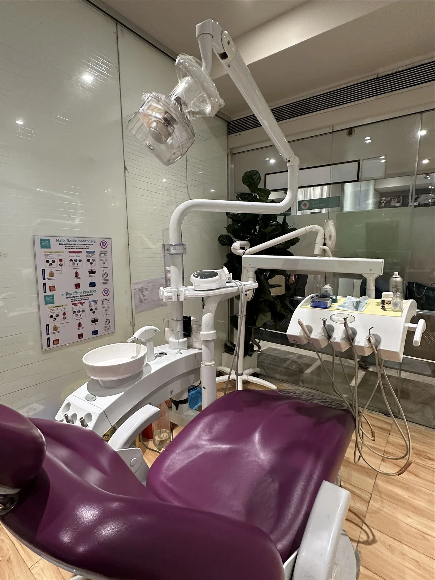 High-technology dental treatment suite at Radix Cosmo Dental, East Delhi